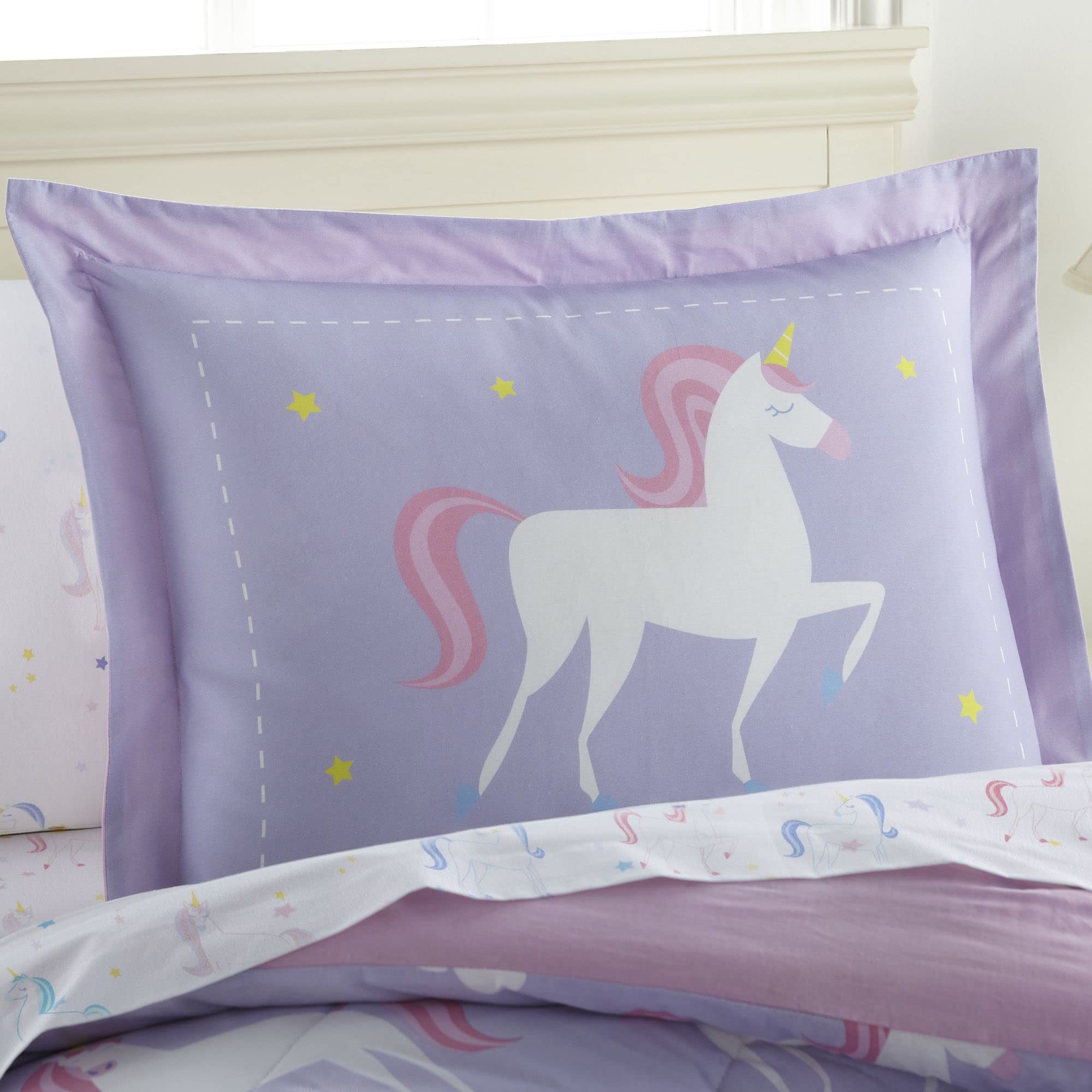 7-Piece Full Bedding Set – 100% Cotton Comforter, Sheets & Pillowcase