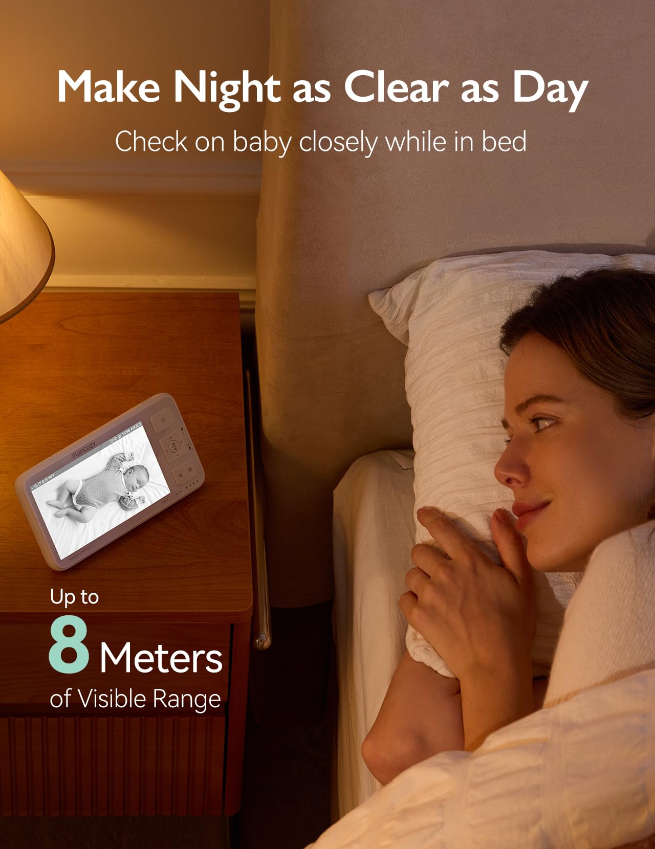 1080P HD Video Baby Monitor with Night Vision