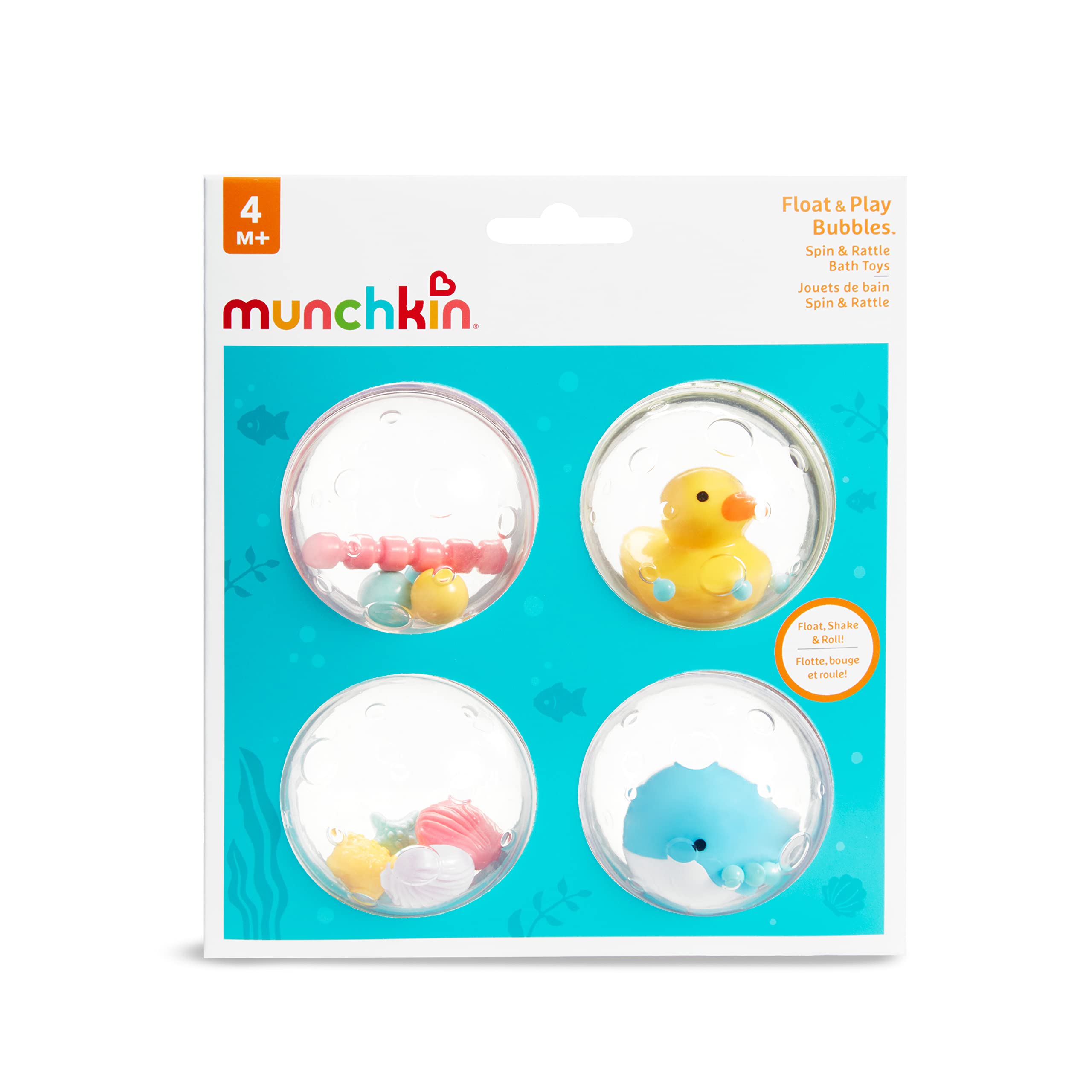 Float & Play Bubbles™ Baby and Toddler Bath Toy, 4 Count