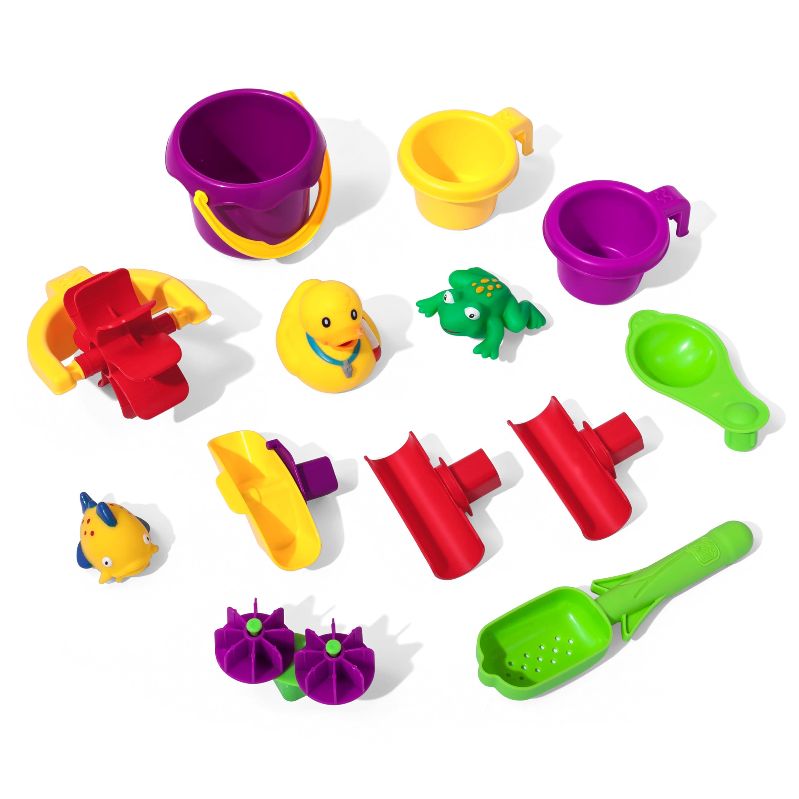 Rain Showers Splash Pond Water Table, Kids Water and Sand Activity Sensory Playset