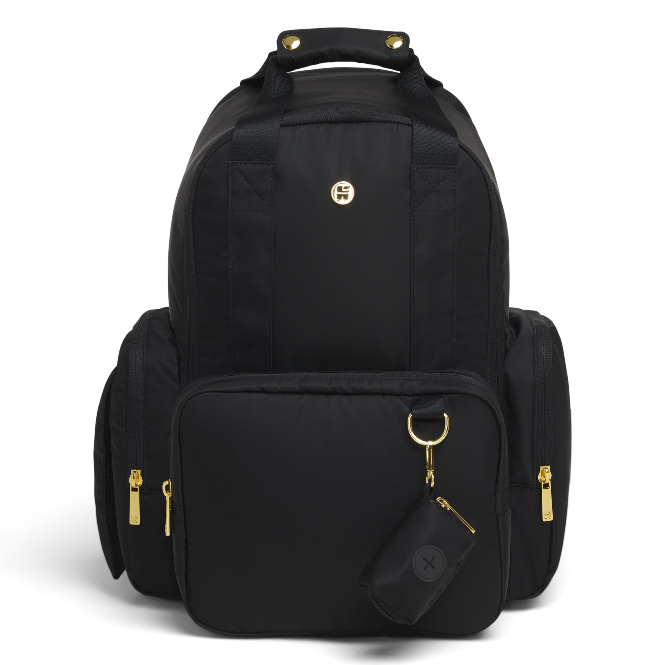 Signature Hug Pack Diaper Backpack, Black, O/S