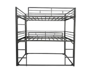 Twin Triple Bunk Bed with Ladder for 3 Kids/Teen/Adults Bedroom