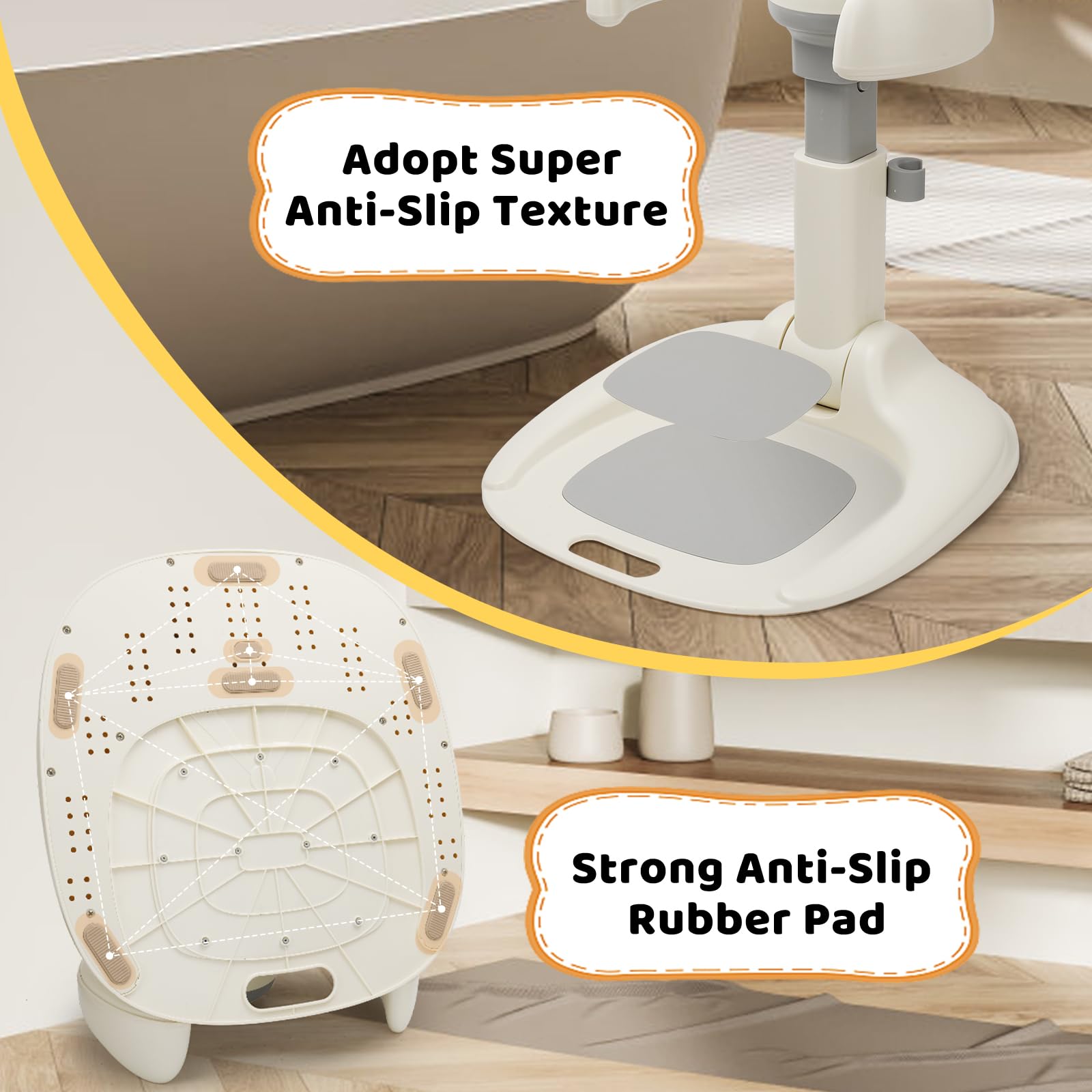 Foldable Baby Shower Stand with Seat