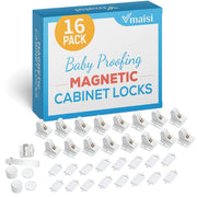 Child Safety Magnetic Cabinet Locks - Vmaisi Children Proof Cupboard