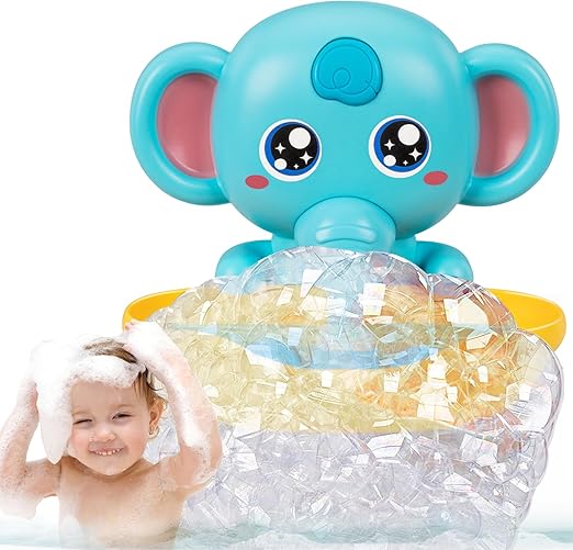 Magnetic Charging Bubble Machine, Bath Toys for Toddlers 1-3
