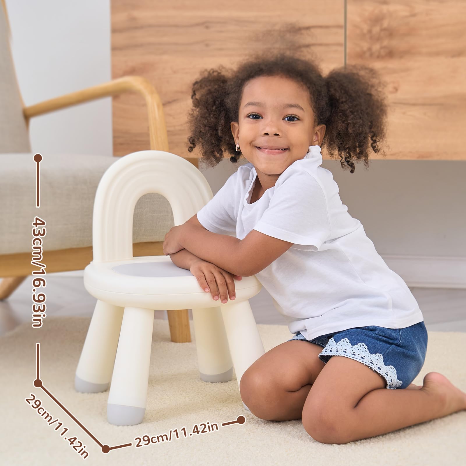 Ergonomic Toddler Chair for Ages 1-3