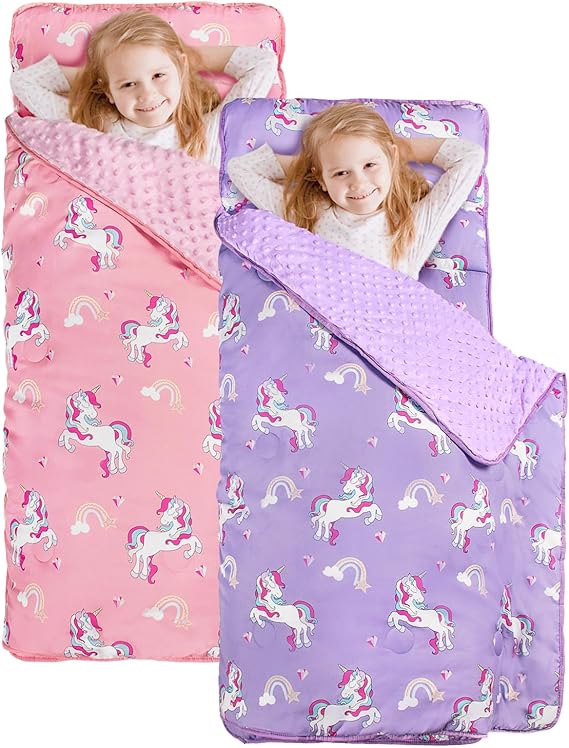 Nap Mat Pack 2, Extra Large Sleeping Bag with Pillow and Blanket