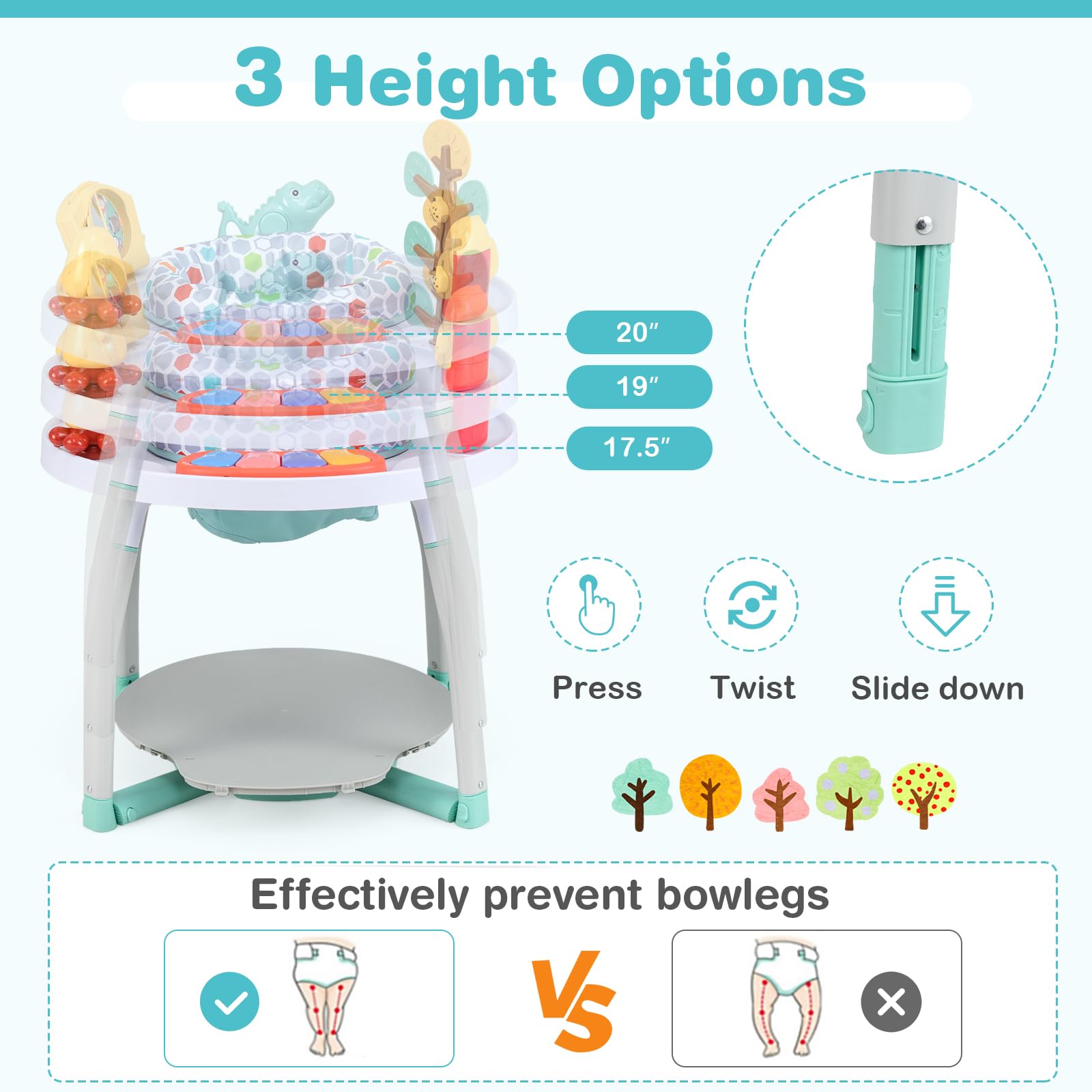 5-in-1 Baby Activity Center with Jumper