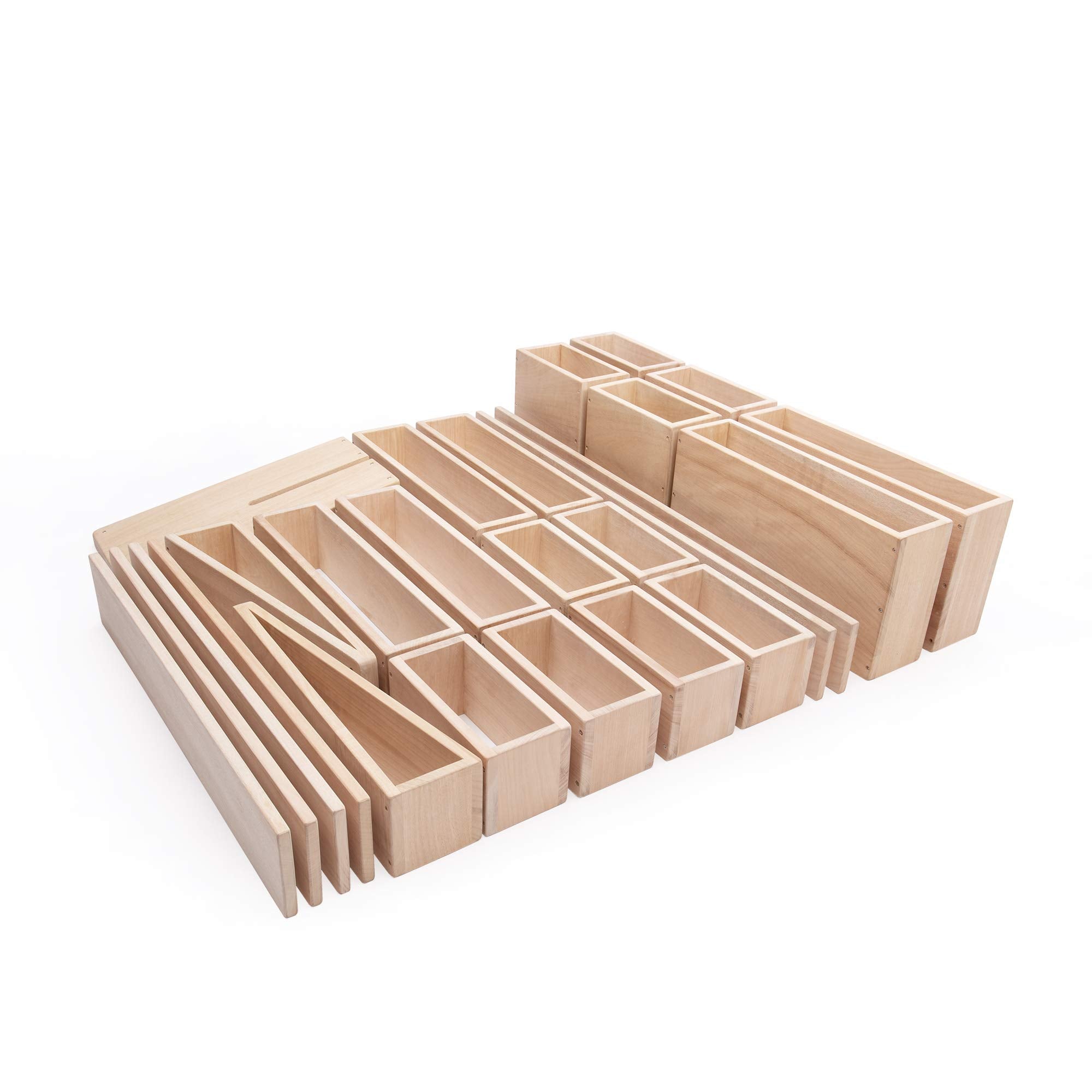 Outdoor Hollow Blocks - 25 Piece Set: STEM Learning & Educational Game for Children