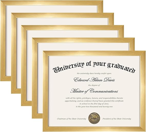Certificate Frame with High Definition Glass