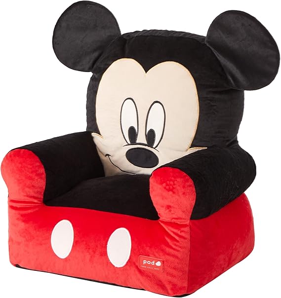 Disney Stitch Figural Soft and Comfortable Structured Bean Bag Sofa Chair for Kids