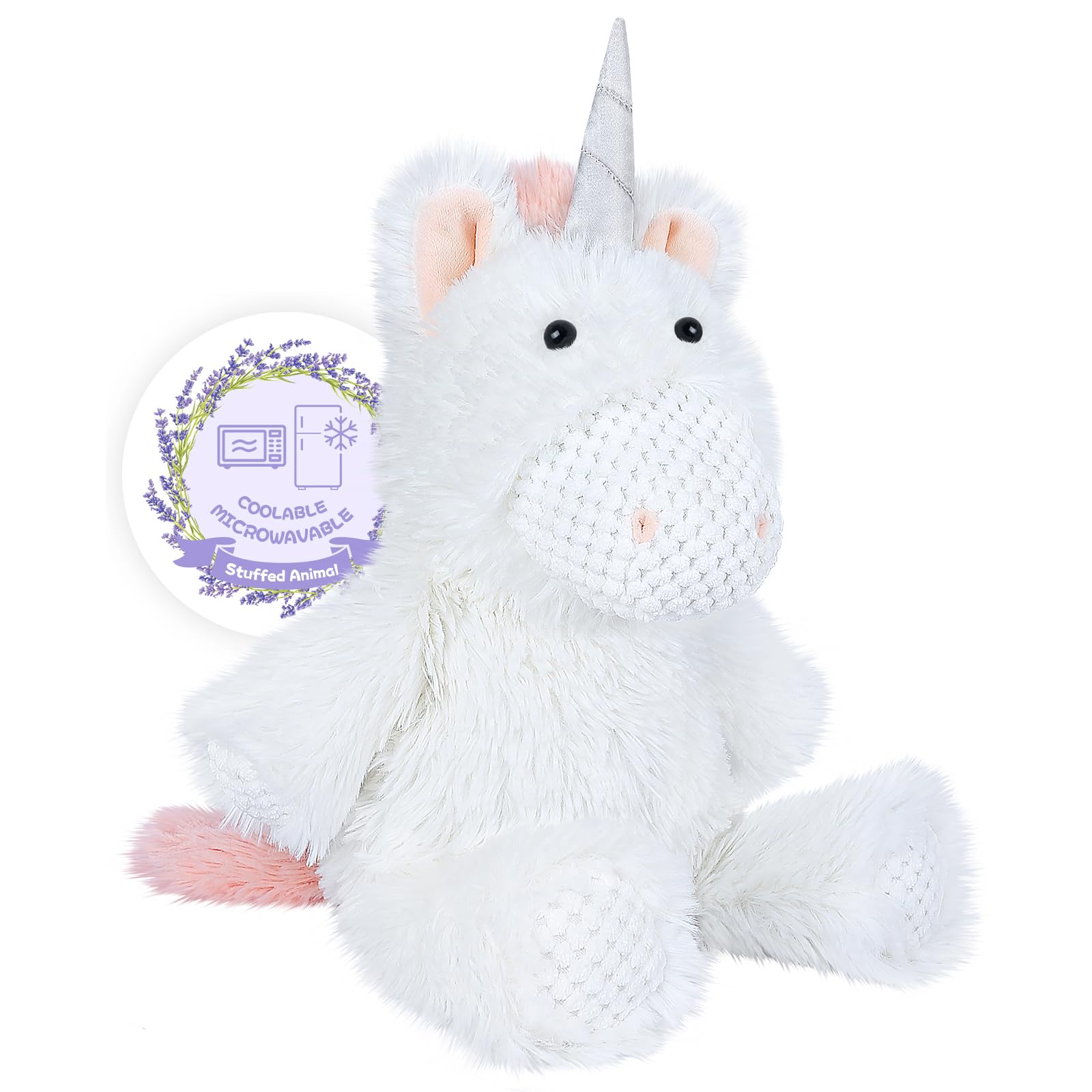 Coolable Warmable Unicorn Stuffed Animal, Microwavable Stuffed Animals