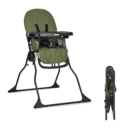 Me Snack and Stow Baby high Chair in Koala Gray, Easy