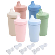Cups for Toddlers - 10 Oz. Reusable Spill Proof Cups for Kids