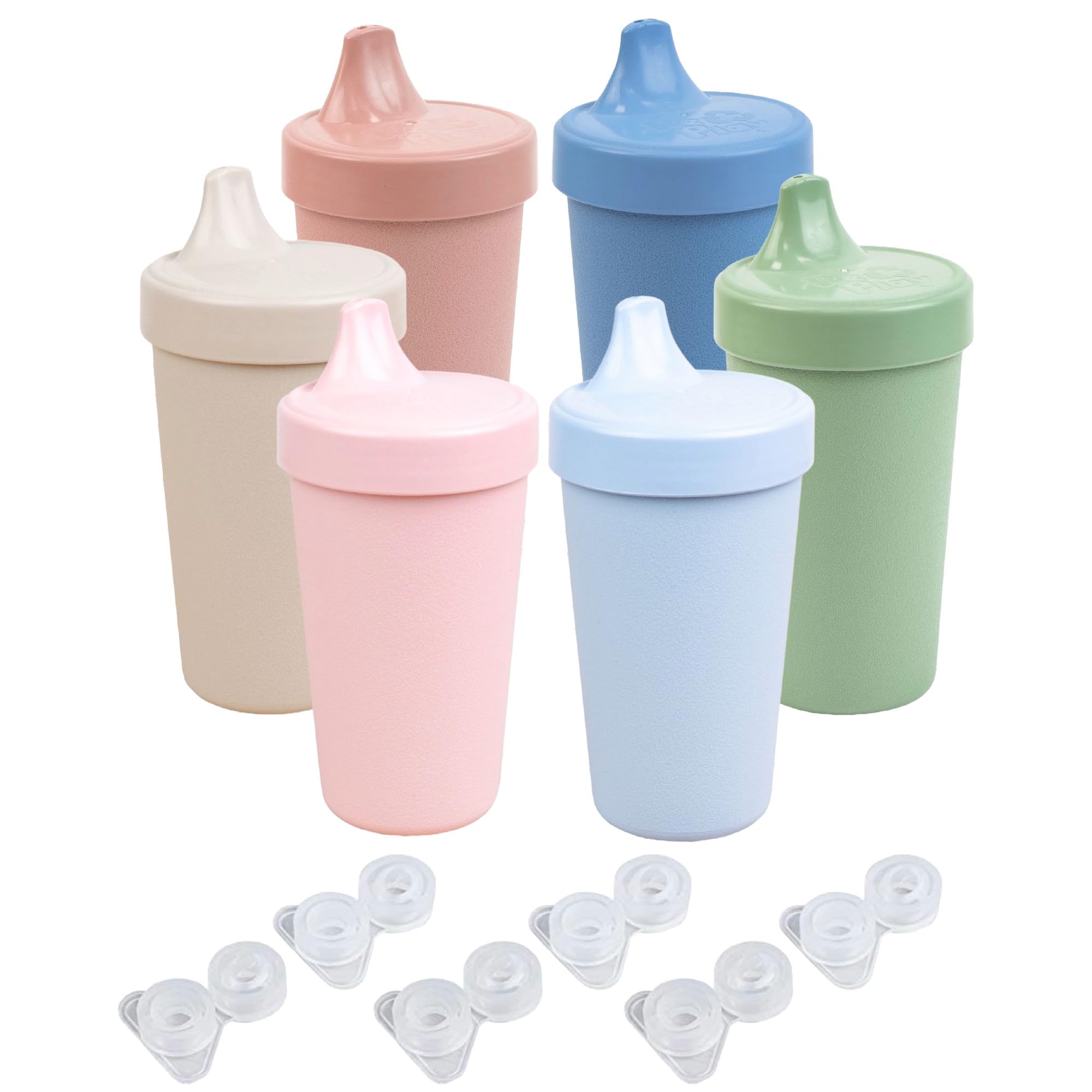 Cups for Toddlers - 10 Oz. Reusable Spill Proof Cups for Kids