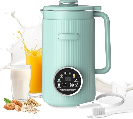 35oz Soy Milk Maker Machine: 8-in-1 Nut Milk Maker for Oat Milk