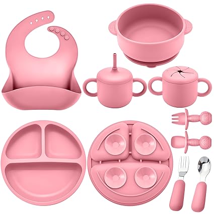 Silicone Baby Feeding Set, Baby Led Weaning Supplies