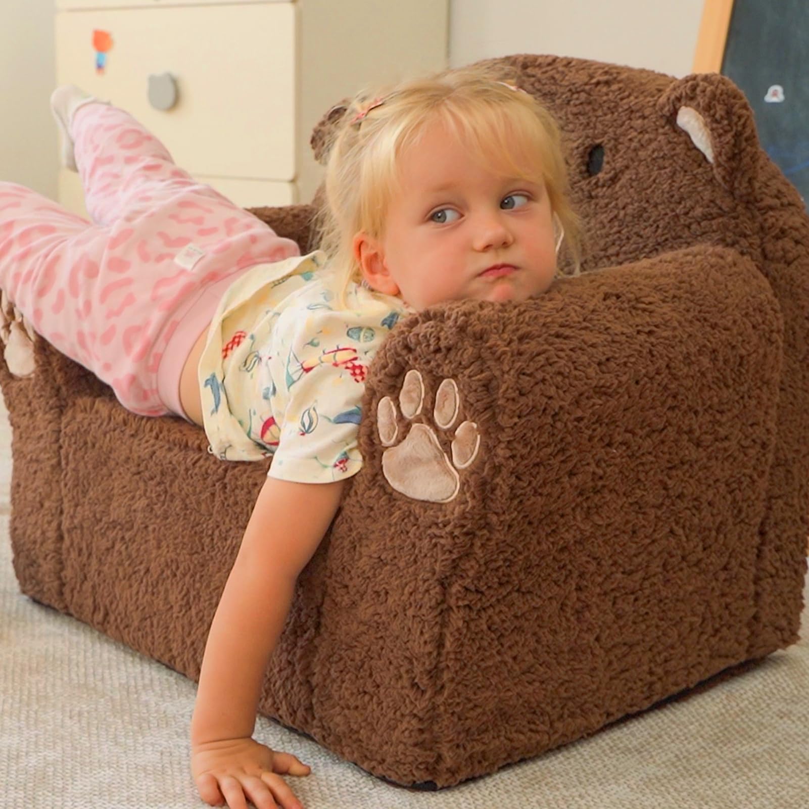Kids Foam Chair Animal Design Toddler Sofa