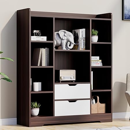Kids Bookshelf with Storage, Toy Storage Organizer