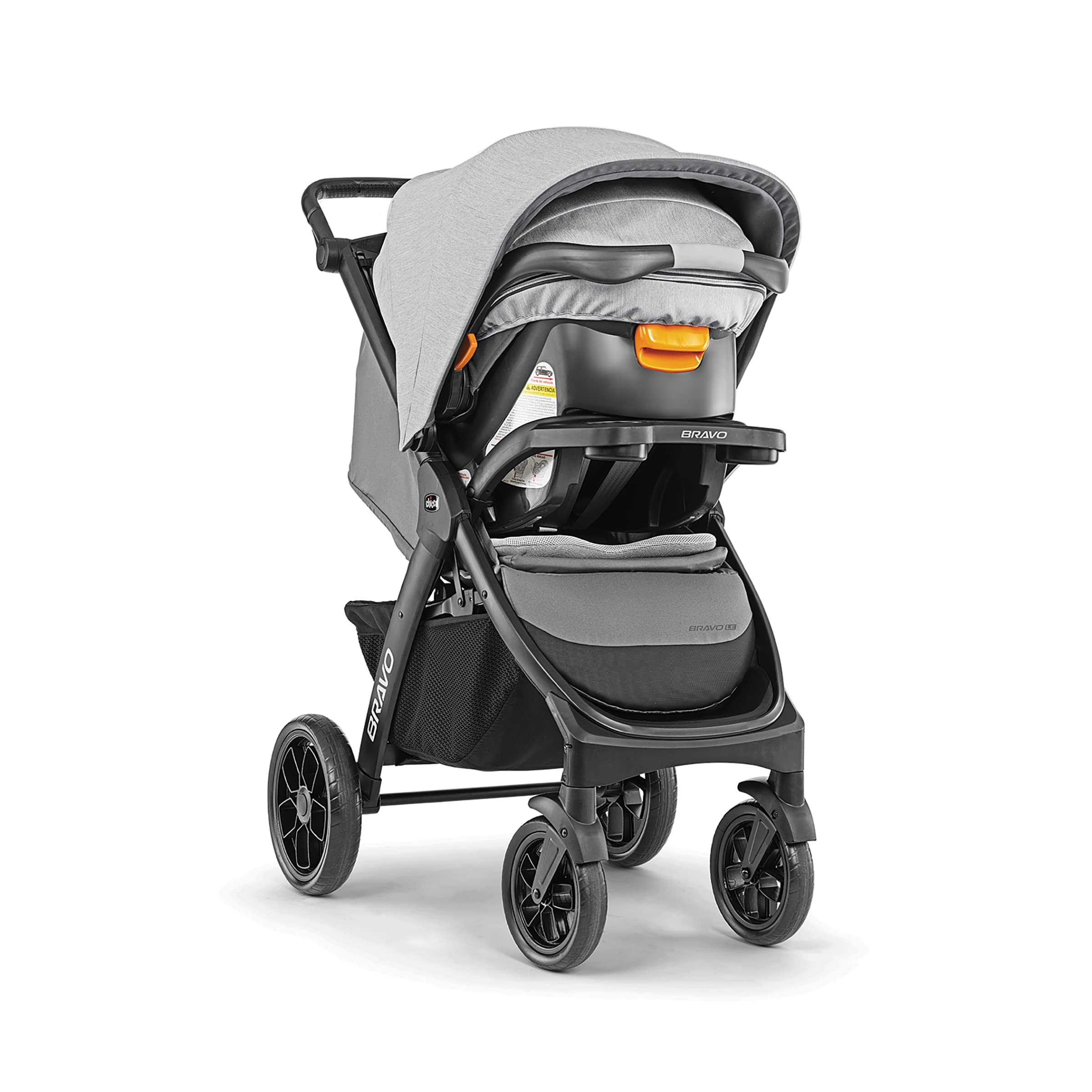 Bravo LE Trio Travel System, Bravo LE Quick-Fold Stroller with KeyFit 30 Zip Infant Car Seat