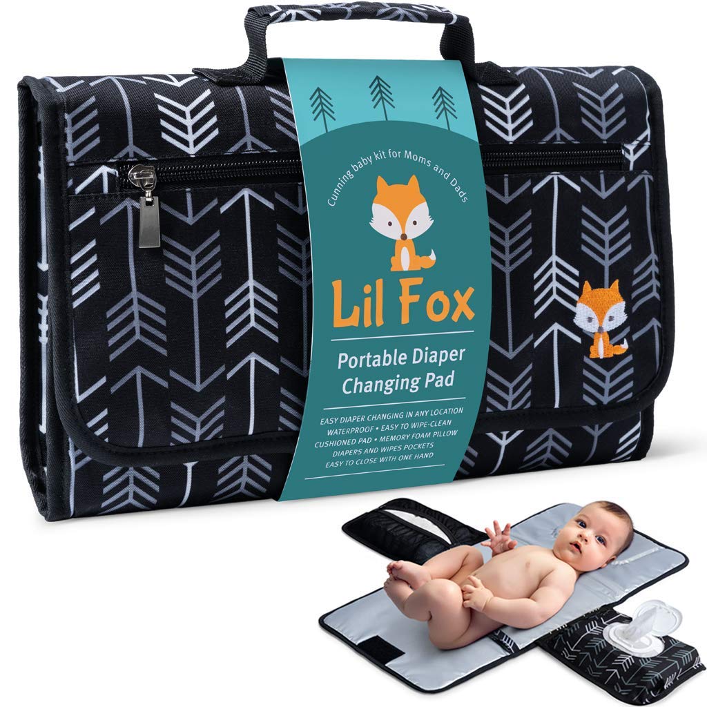 Portable Changing Pad - Waterproof Travel Baby Diaper Changing Pad, Mat Foldable