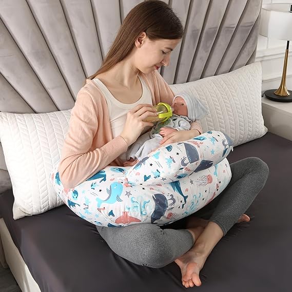 Nursing Pillow for Breastfeeding,Ergonomic Baby Feeding Pillows