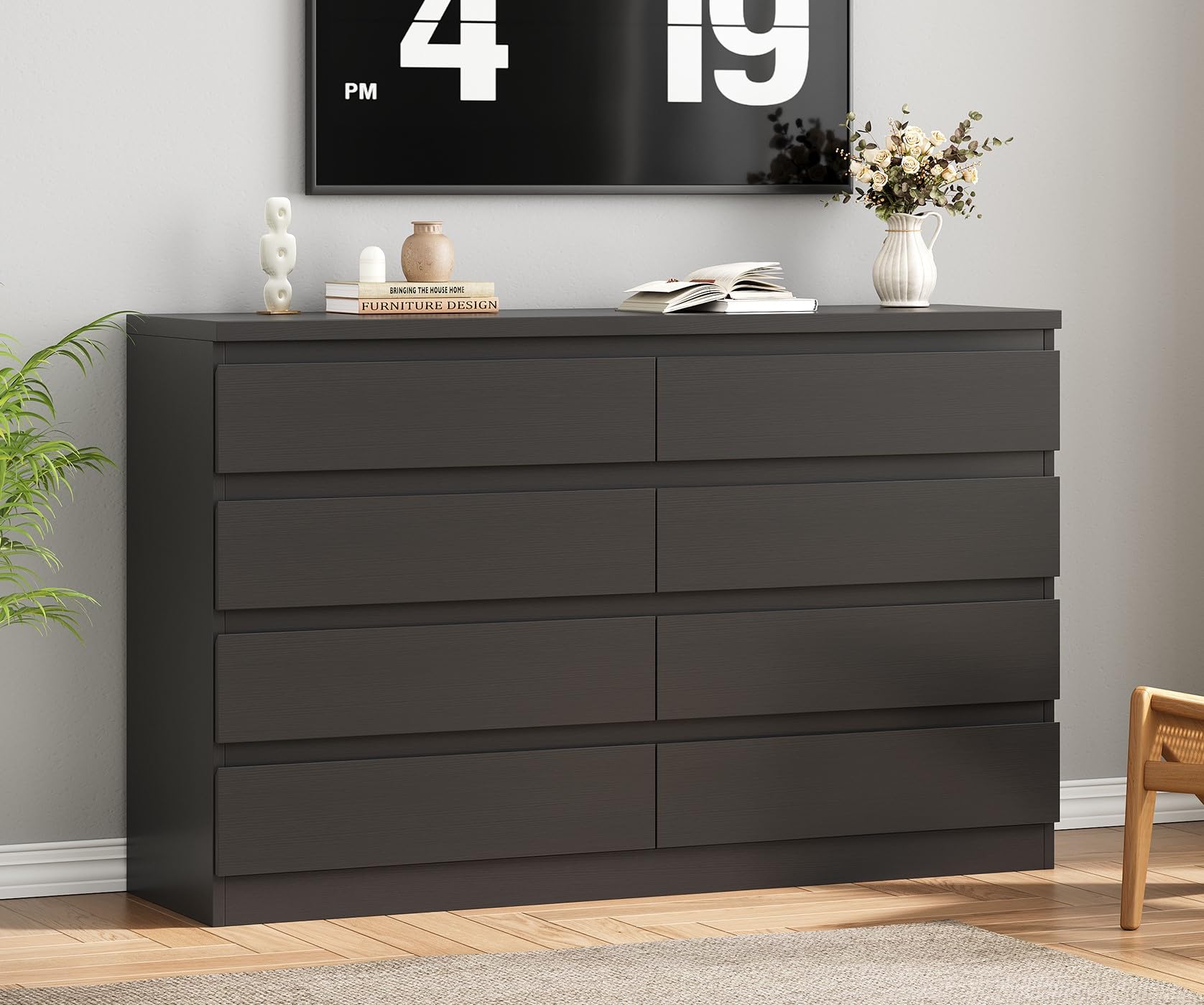 8 Drawer Dresser for Bedroom, Simply Chest of Drawers