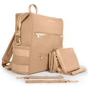 Neoprene Diaper Bag, Minimalist Backpack Diaper Bag with Pouch