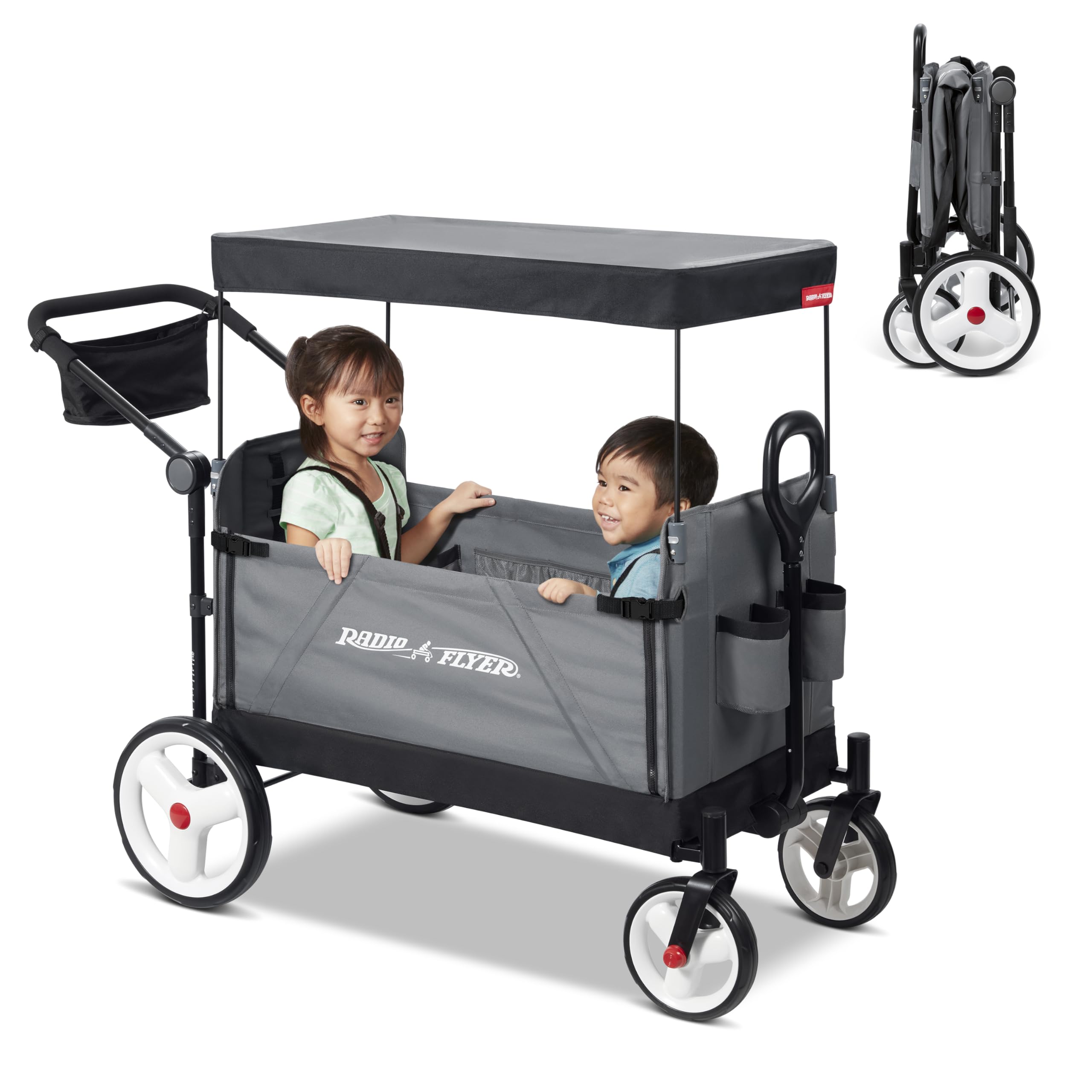 Stroller Wagon for Kids, Baby Stroller, Utility Cart, Rolling Cart