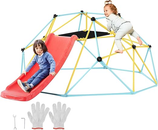 Climbing Dome, 10FT Geometric Dome Climber Play Center for Kids 3 to 10 Years Old