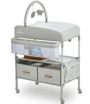 Baby Changing Table with 2 Storage Baskets, Foldable Changing