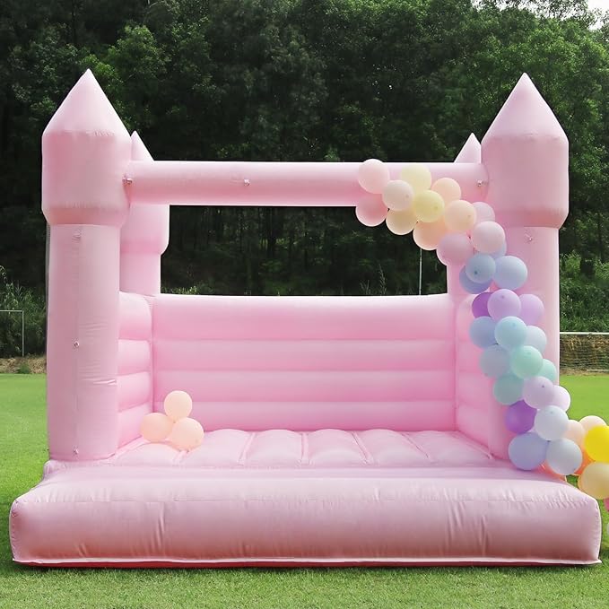 16FT Large Commercial White Inflatable Bounce House - Indoor Outdoor
