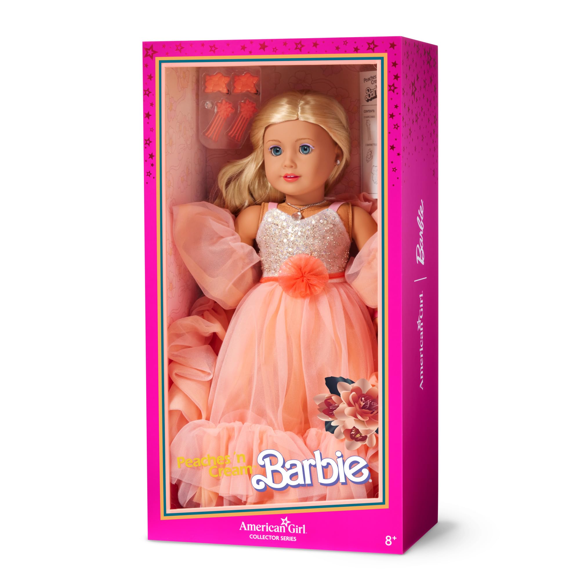 Barbie, 18-inch Doll, Peaches ’n Cream Collector Doll with Blonde Hair, for Ages 8+