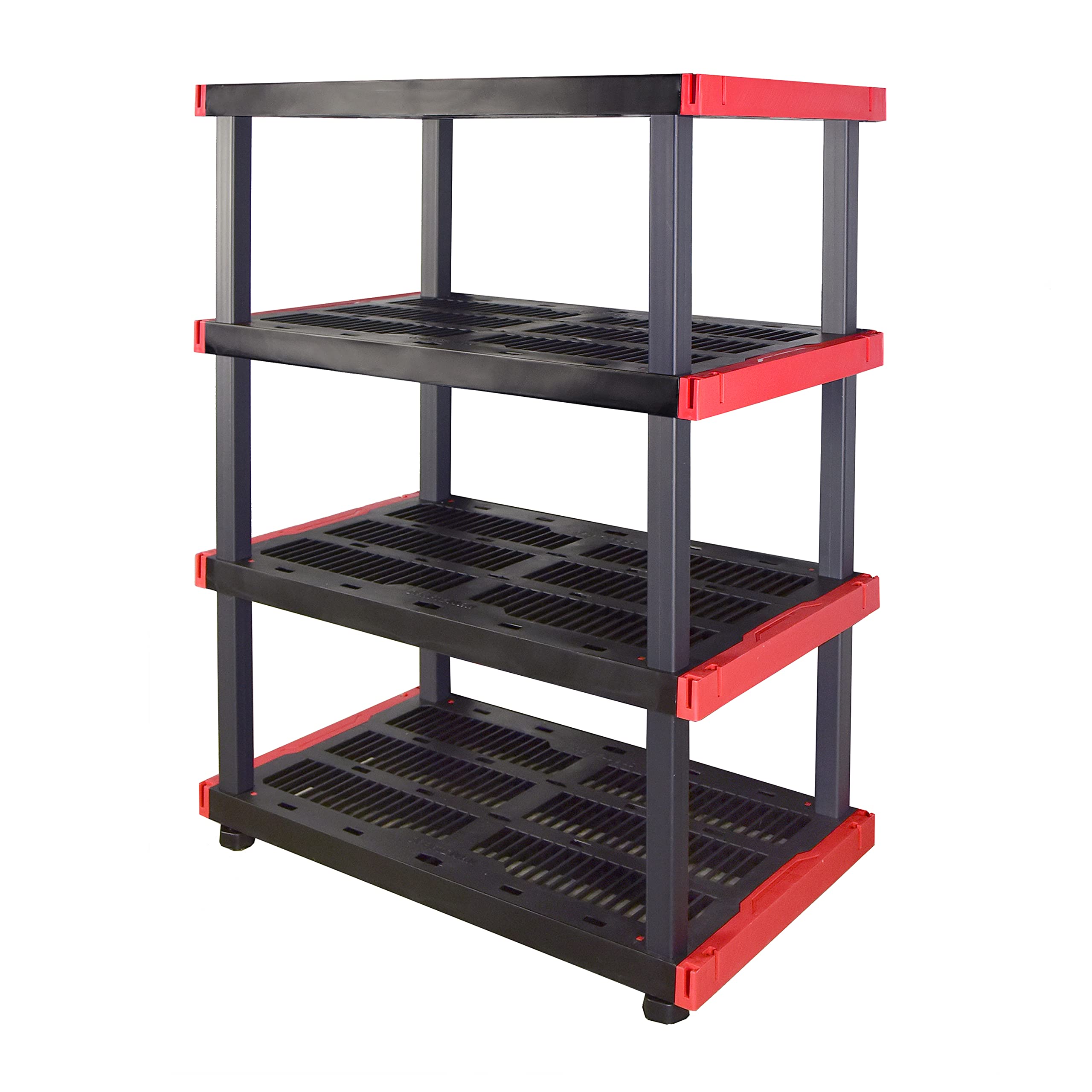 4-Tier Heavy Duty Storage Rack with 200lb Shelf Capacity