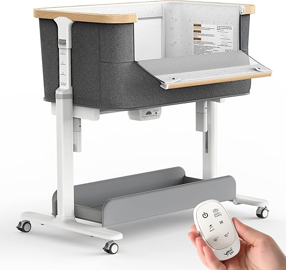 Bassinet for Baby Electric 3 Motion Automatic Bedside Sleeper