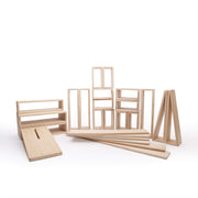 Outdoor Hollow Blocks - 25 Piece Set: STEM Learning & Educational Game for Children