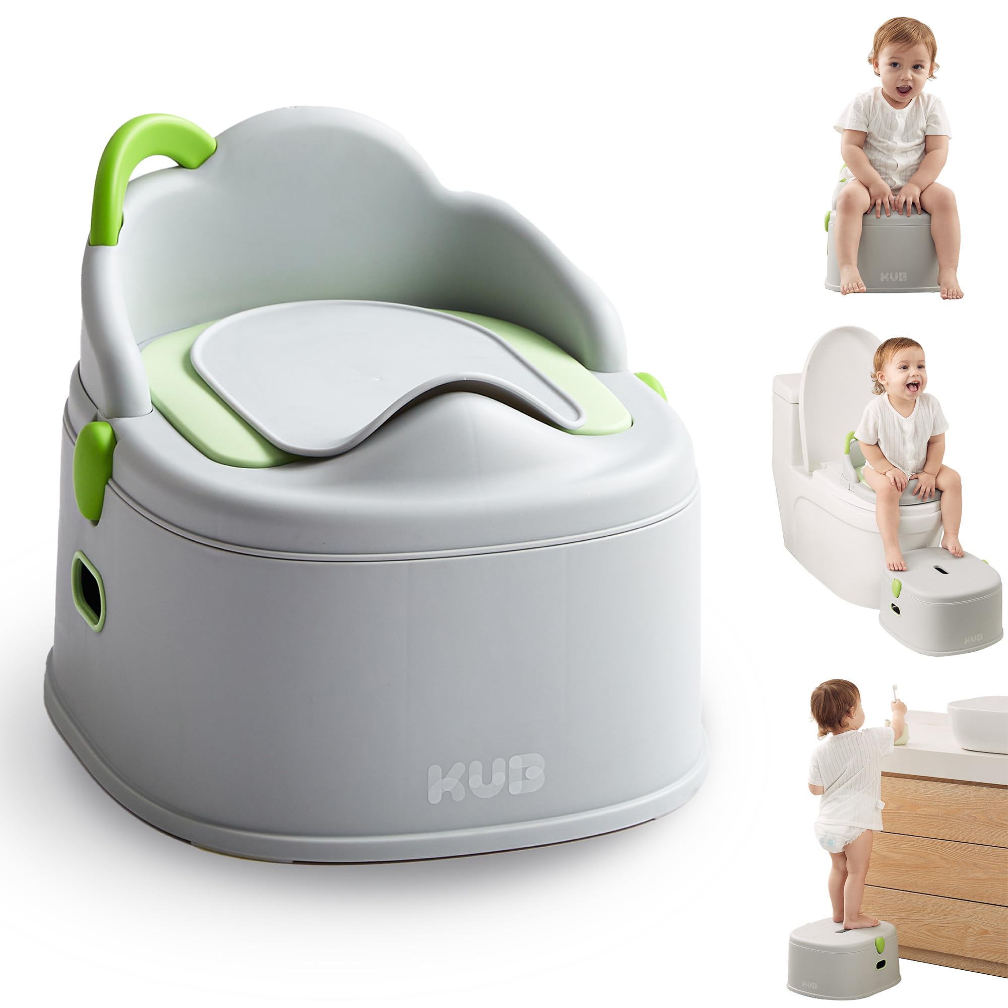 1 Potty Training Toilet (Chair, Seat, Step Stool) - 9 CM Splash