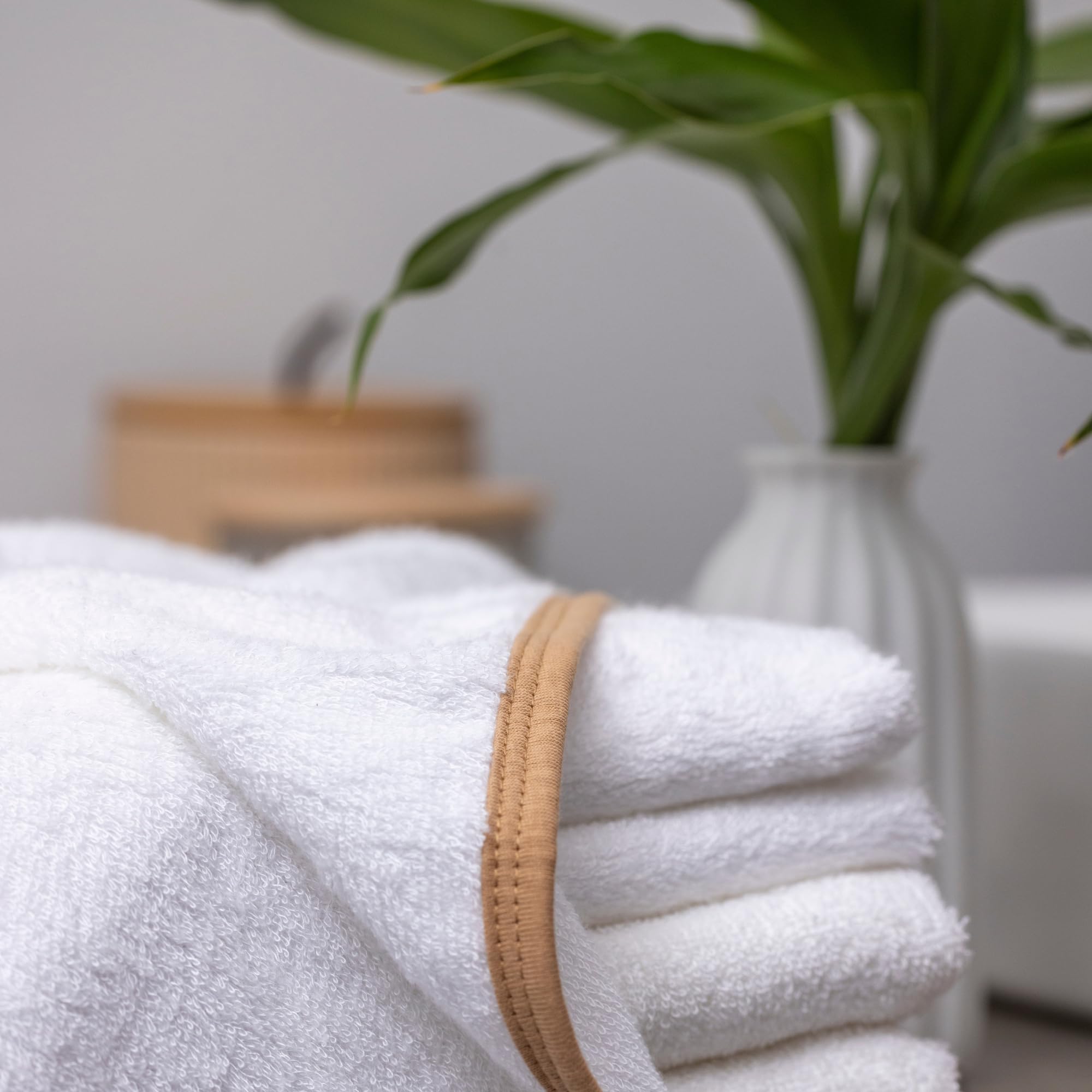 Towel - 35x35 XL, Ultra-Soft & Absorbent, Rayon from Bamboo, Gift-Ready