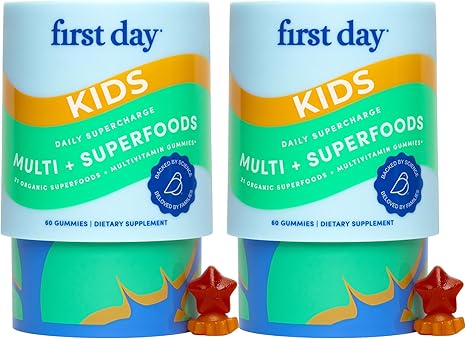 Kids Multivitamin Gummies Age 4+, Strawberry & Orange - Kids Vitamins