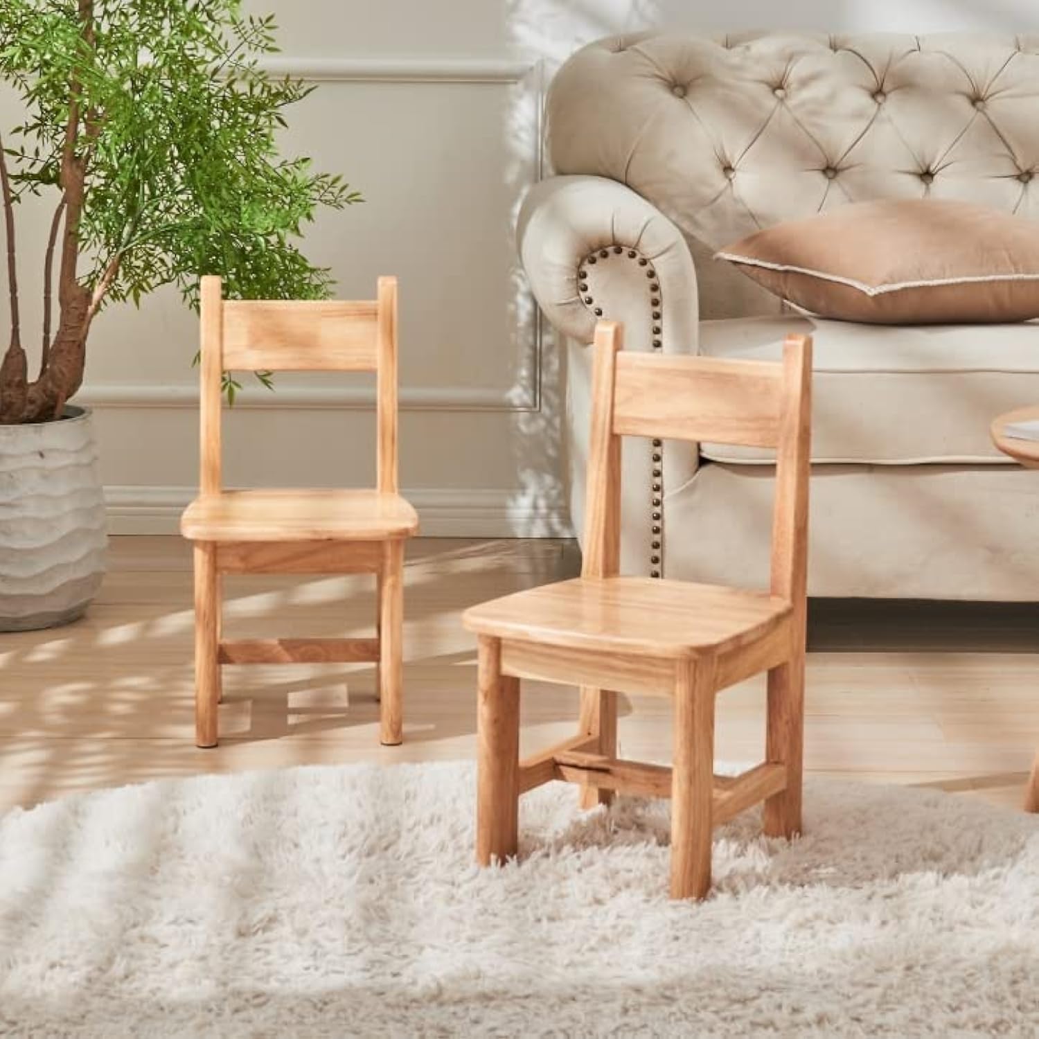 Solid Wood Children Chair for Kids Kindergarten and Home
