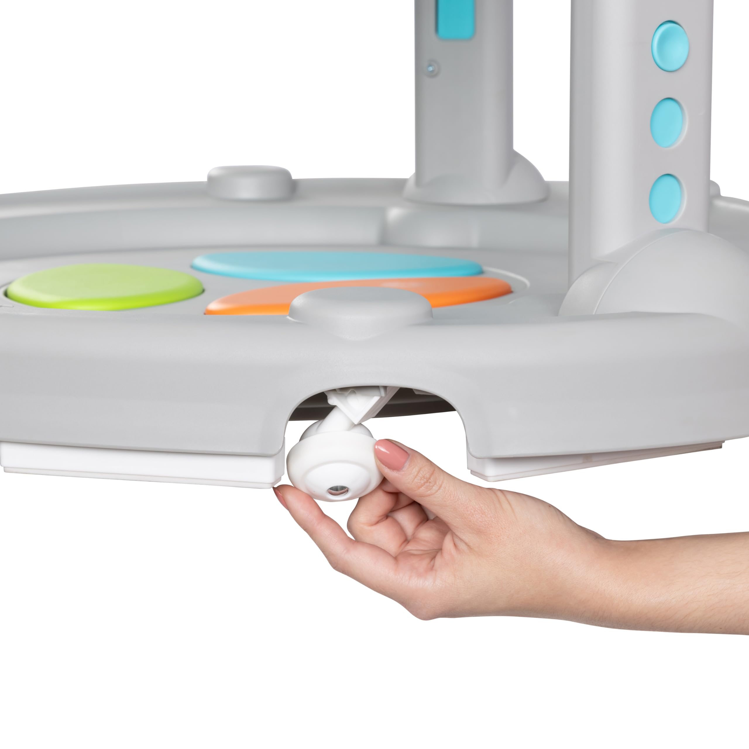 4-in-1 Activity Center Walker with Bouncer and Music