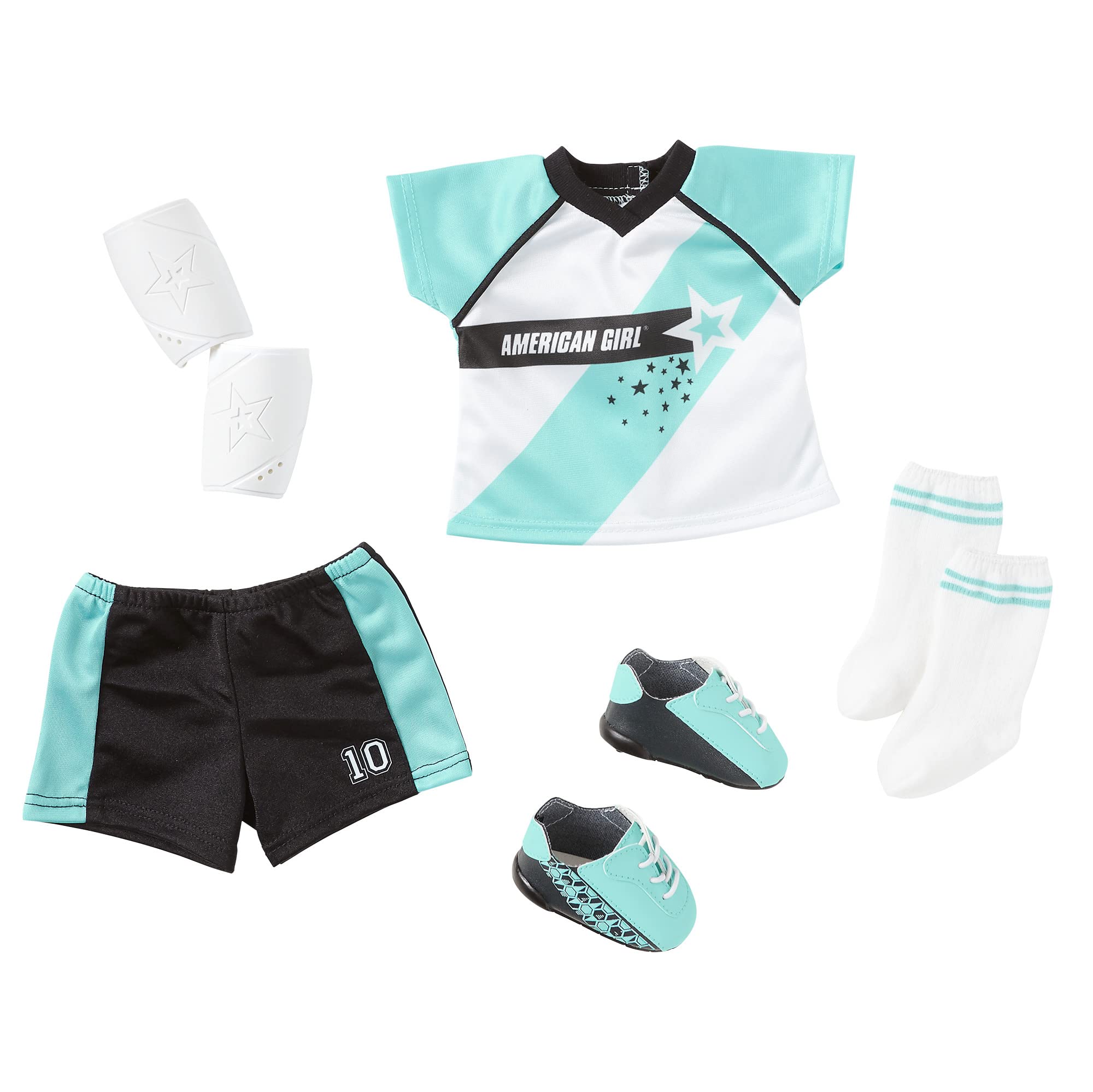 Truly Me 18-inch Doll 27 & School Day to Soccer Play Playset with Supplies, Uniform