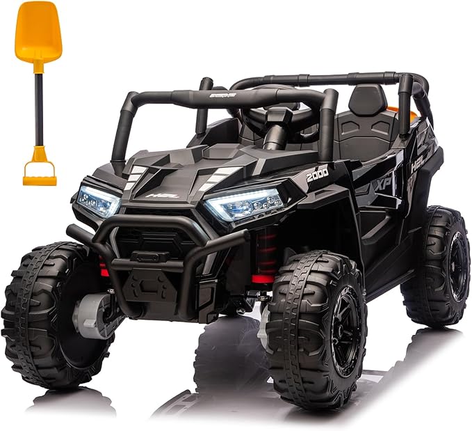 24V 2 Seater Ride On Car with Remote Control, 4WD Ride On Toys for Big Kids