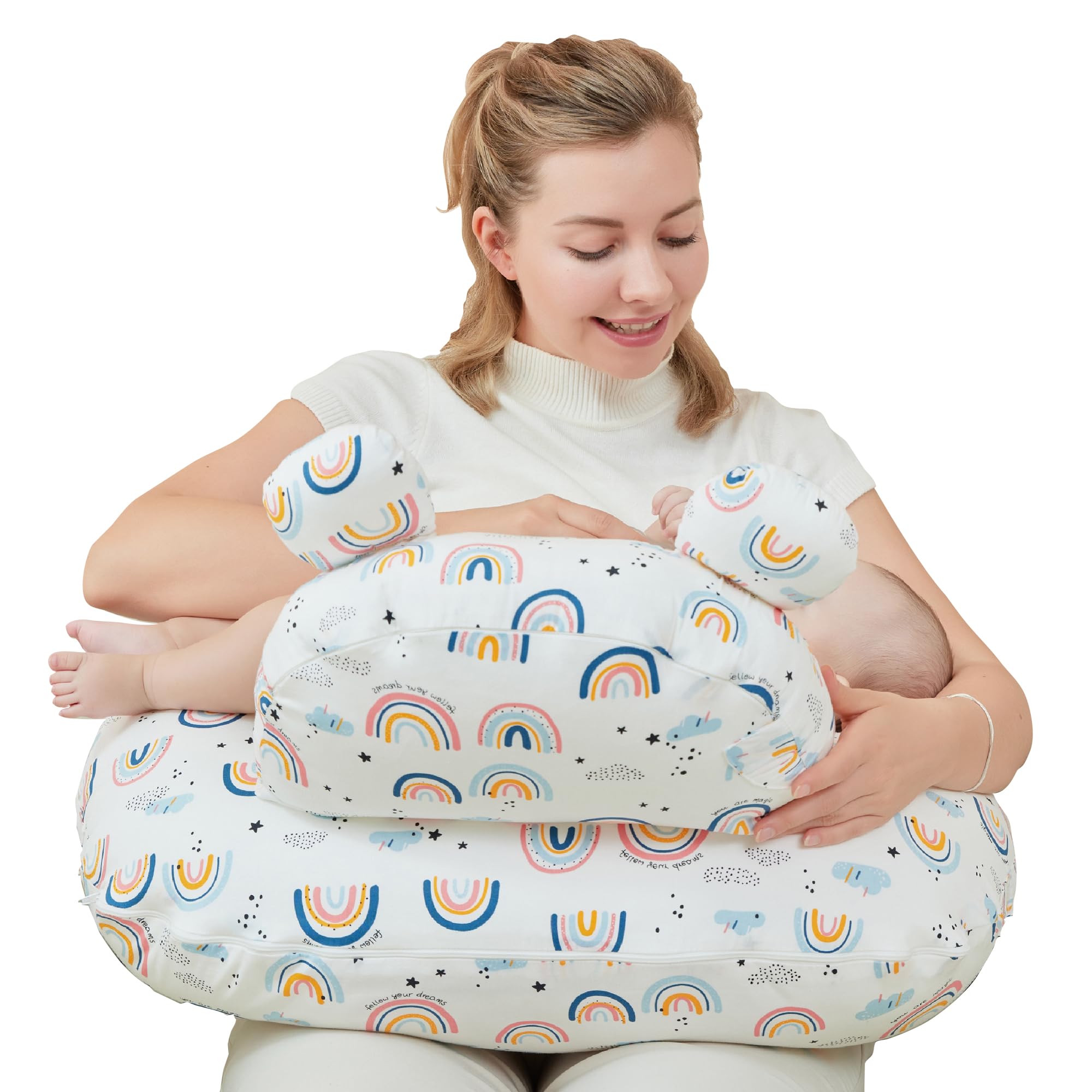 Nursing Pillow for Breastfeeding, Breast Feeding Pillow for Mom Support