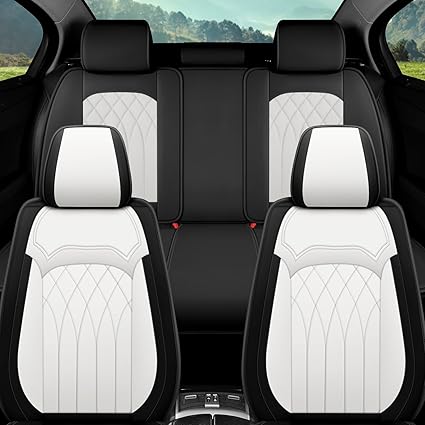 Car Seat Covers Full Set, 5 Seat Covers for Cars, Car Seat Protector Waterproof