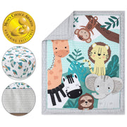 3 Piece Baby Crib Bedding Set for Boys & Girls - Newborn