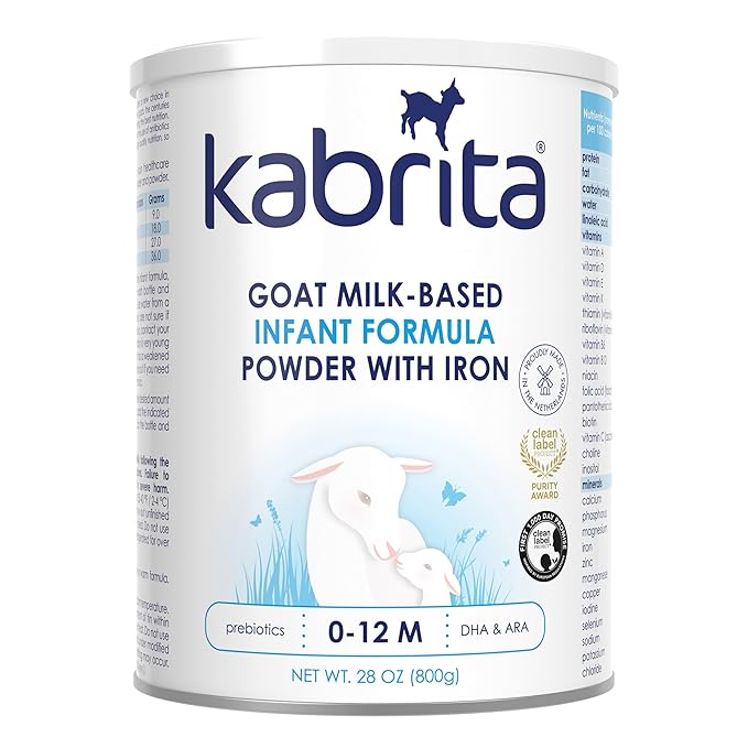 Goat Milk-Based Infant Formula – 28oz – Pack of 2 – Natural