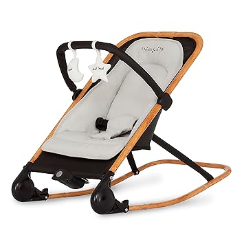 Rock with me 2-in-1 Rocker and Stationary Seat | Compact Portable Infant Rocker