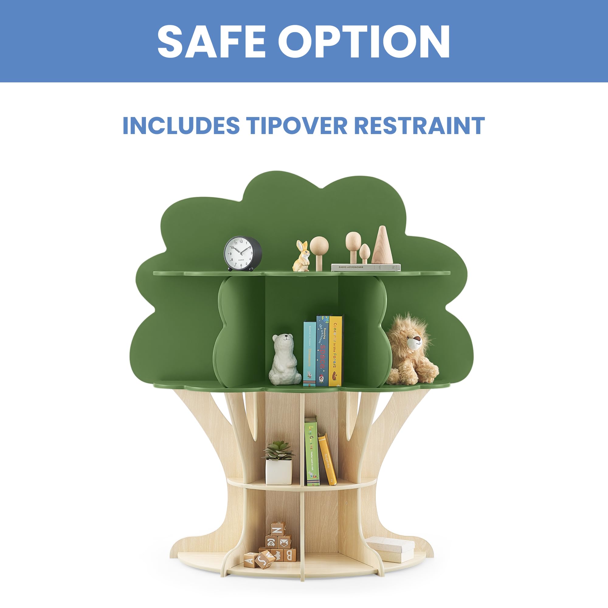 Tree Bookcase for Kids Room