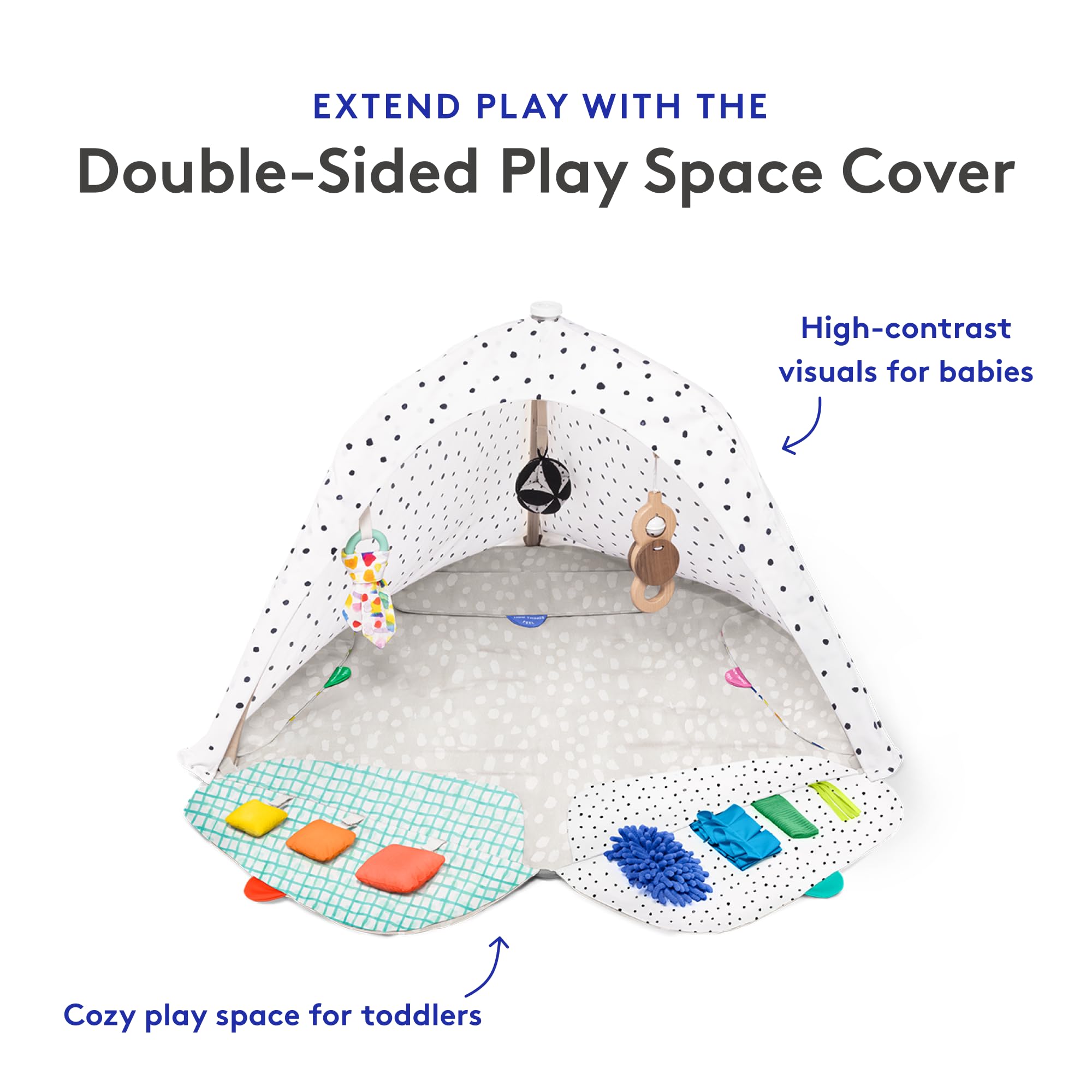 Developmental Activity Gym & Play Mat for Baby to Toddler